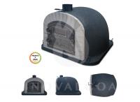 Ref. Borboleta Negro con Puerta de Fundición y Aislamiento de Corcho - Dimensiones disponibles 80, 90, 100, 110 y 120